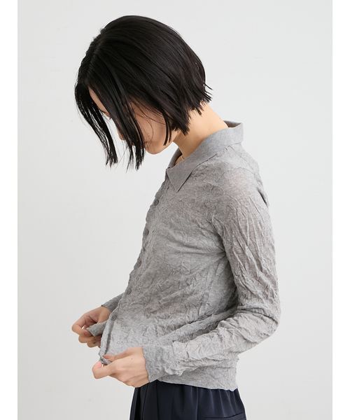 MIESROHE（ミースロエ） ニット セーター 「洗える」ワッシャーニット 