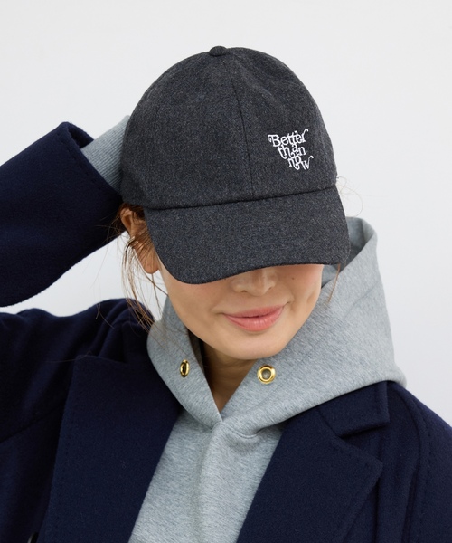 「Deuxieme Classe」 「NEWHATTAN」キャップ FREE チャコールグレー レディース_画像3