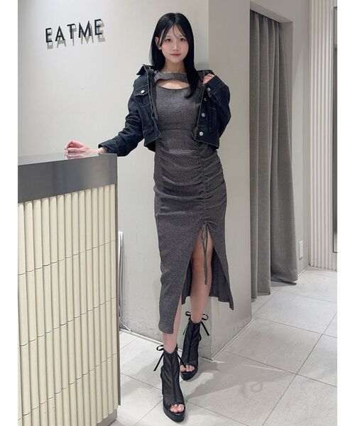 EATME（イートミー） ワンピース デコルテリブワンピース : ZOZOTOWN