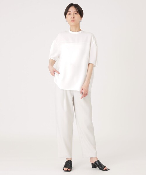 「CAST:」 半袖ブラウス M グリーン レディース_画像2