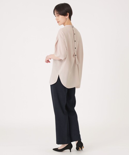 「CAST:」 半袖ブラウス M グリーン レディース_画像4