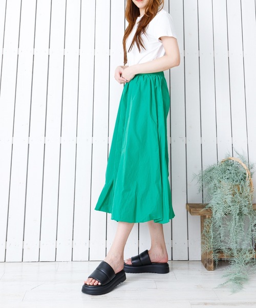 「attagirl」 フラットサンダル S ブラック レディース_画像4