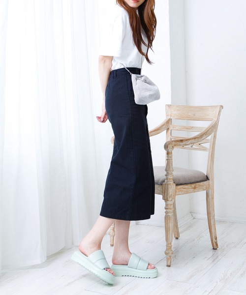 「attagirl」 フラットサンダル S ブラック レディース_画像9
