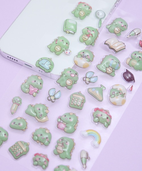 SHIZUTA（シズタ） ステッカー SZT：ぷくぷく3D デコステッカー ゆる