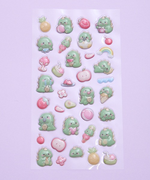 SHIZUTA（シズタ） ステッカー SZT：ぷくぷく3D デコステッカー ゆる
