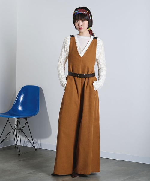 mici（ミチ） サロペット オーバーオール (mici)BACK CROSS OVERALLS