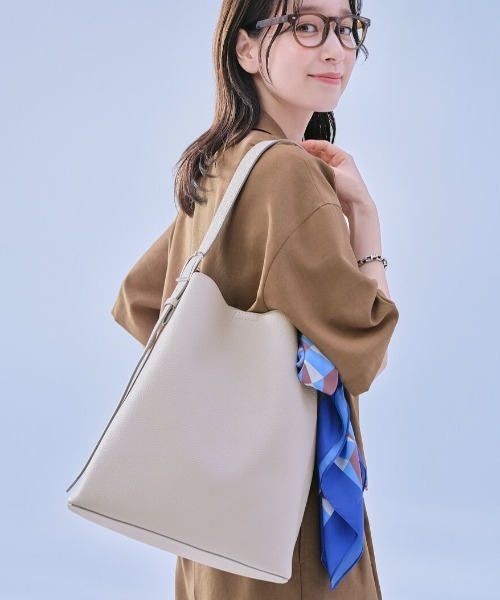 ショルダーバッグ バッグ 「ちゃんと+かわいい保証」me fit BAG ワンショルダートート＆ミニショルダーバッグ/A4対応 レディースの画像