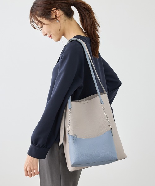 ショルダーバッグ バッグ 「ちゃんと+かわいい保証」me fit BAG ワンショルダートート＆ミニショルダーバッグ/A4対応 レディースの画像