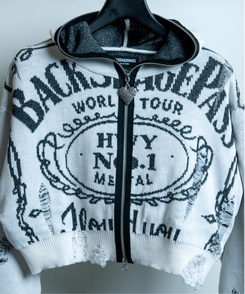 BACKSTAGE PASS（バックステージパス） パーカー BONZO HOODIE-S-KNIT