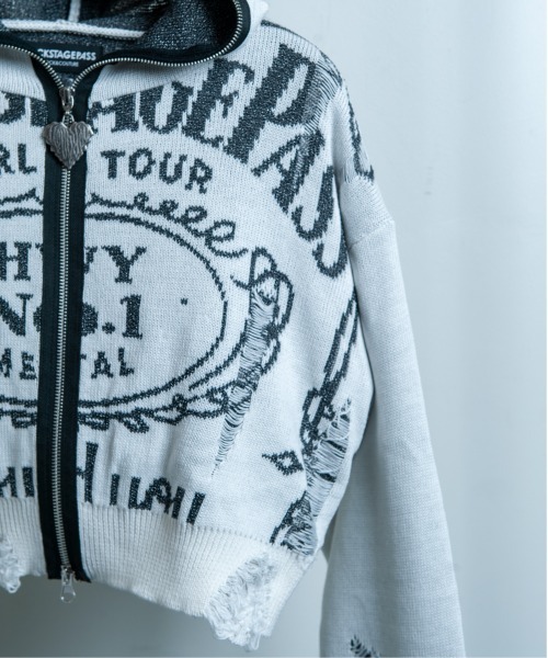 BACKSTAGE PASS（バックステージパス） パーカー BONZO HOODIE-S-KNIT