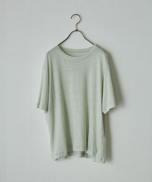 「IKKUNA」 半袖Tシャツ 1 グリーン系その他 レディース_画像3
