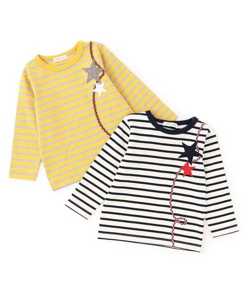 sense of wonder tシャツ ボーダースター長袖Tシャツ キッズ 子供服
