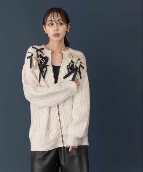 「Eimee Law」 カーディガン FREE アイボリー レディースの画像