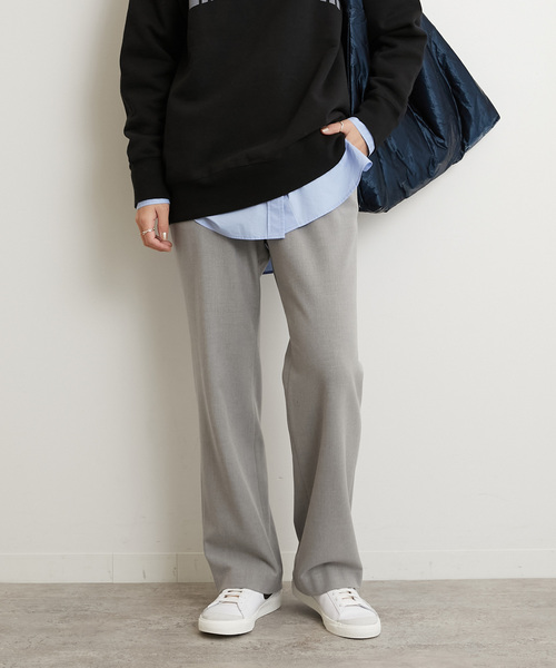 「JOURNAL STANDARD relume」 イージーパンツ 38 グレー レディースの画像