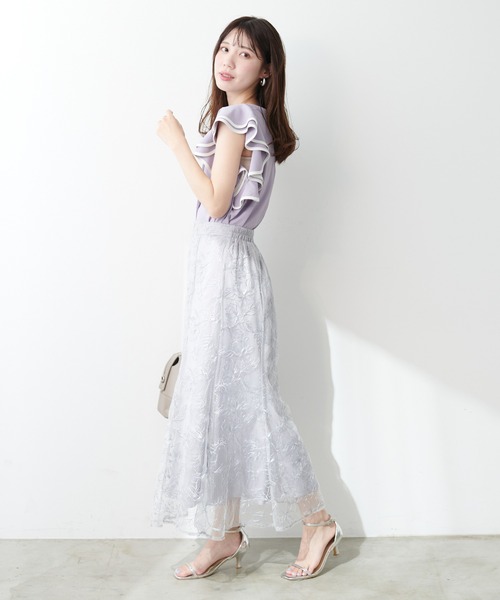 「natural couture」 ノースリーブブラウス FREE ライトベージュ レディース_画像8