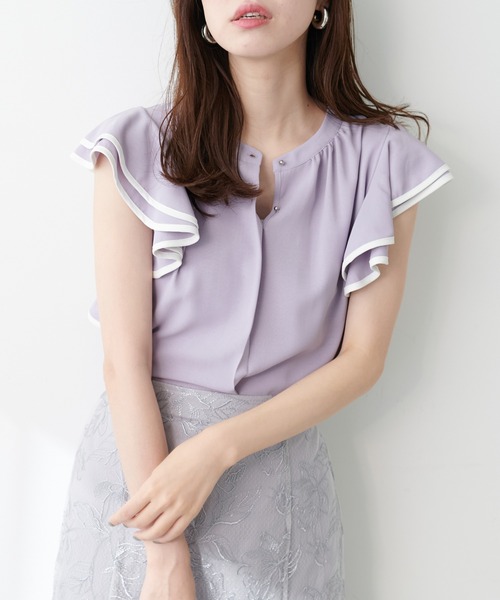 「natural couture」 ノースリーブブラウス FREE ライトベージュ レディース_画像9