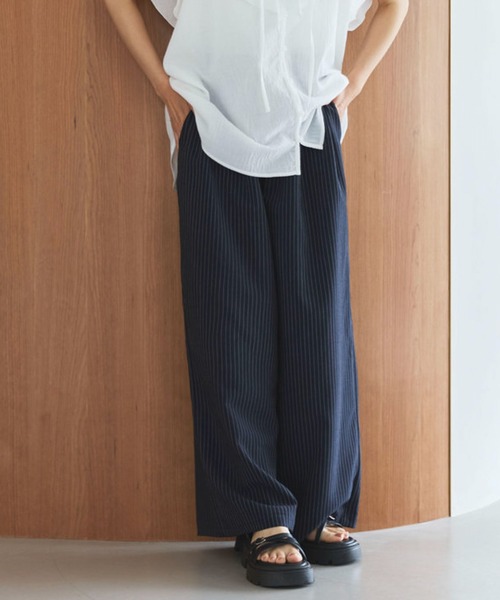 パンツ ストライプイージーパンツ レディース : ZOZOTOWN Yahoo!店