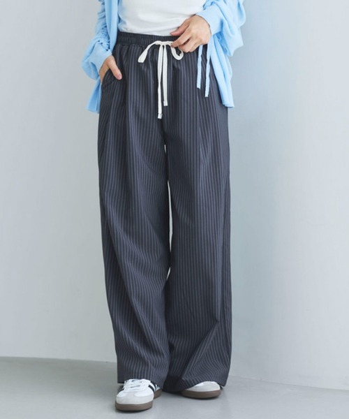 478 PGG 定価35,200円 レディース パンツ ストライプ サイズ1 M パンツ ストライプイージーパンツ レディース : ZOZOTOWN Yahoo!店