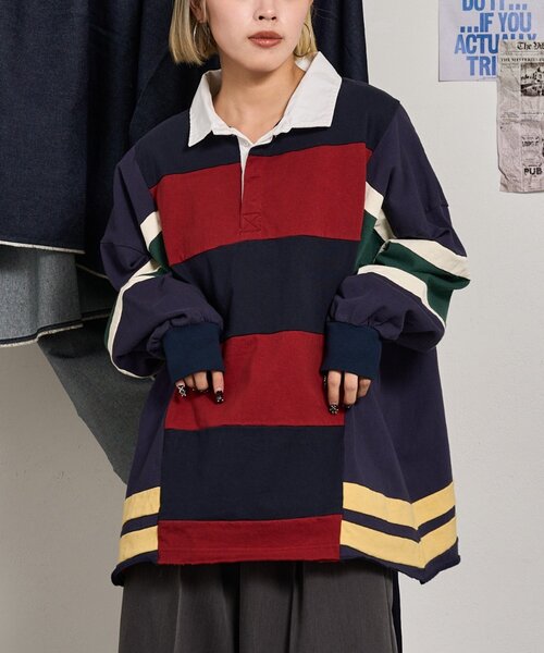 「etsinta」 長袖カットソー ONE SIZE グリーン レディース_画像5