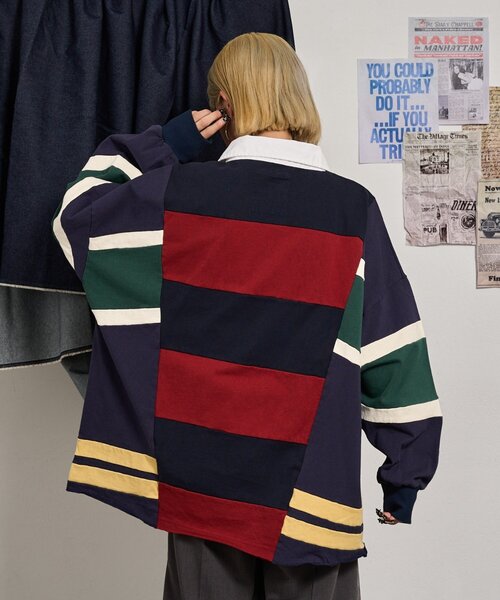 「etsinta」 長袖カットソー ONE SIZE グリーン レディース_画像8