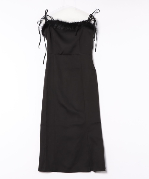 「apres jour」 キャミソールワンピース X-LARGE ブラック レディース_画像9