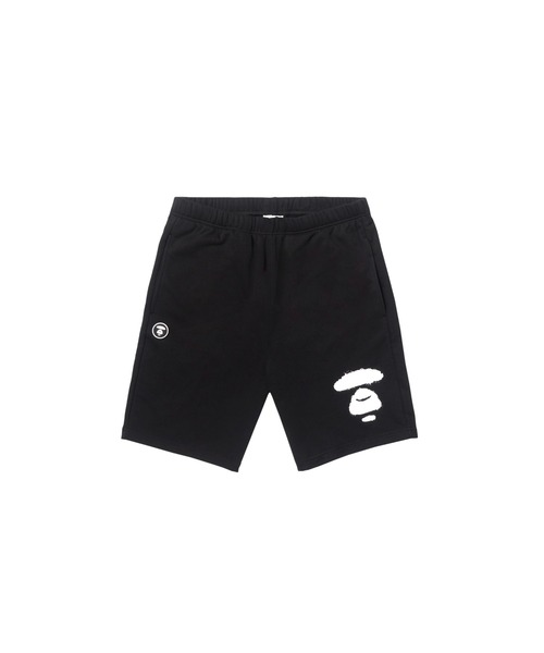 A BATHING APE エイプ　ハーフパンツ　ブラック AAPE BY A BATHING APE（エーエイプバイアベイシングエイプ） ハーフ
