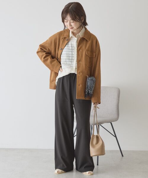 「AMERICAN HOLIC」 スラックス S ライトグレー レディース_画像4