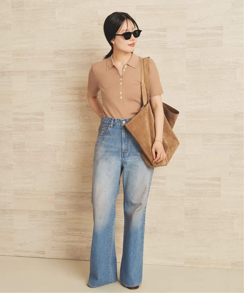 plage（プラージュ） ニット セーター Collar Rib ニット レディース