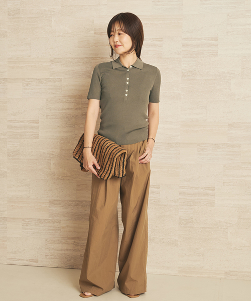 plage（プラージュ） ニット セーター Collar Rib ニット レディース