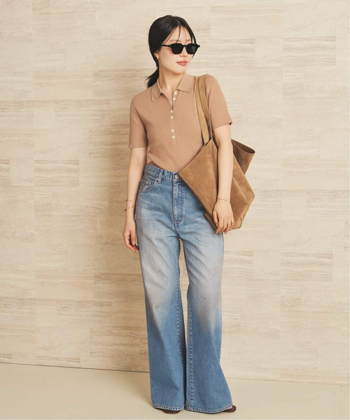 plage（プラージュ） ニット セーター Collar Rib ニット レディース