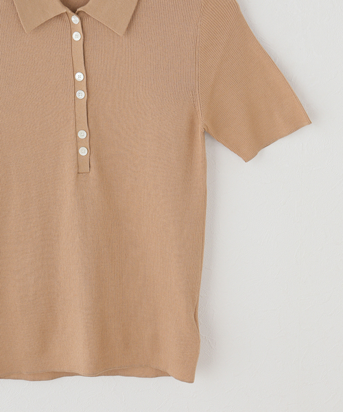 plage（プラージュ） ニット セーター Collar Rib ニット レディース