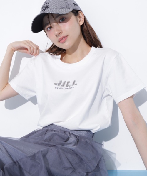 Invel クレンジング製品 シルバー袋 レディース 半袖Tシャツ サイズM JILL by JILL STUART（ジルバイジルスチュアート） tシャツ 半袖