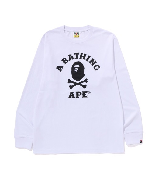 A BATHING APE（アベイシングエイプ） tシャツ APE CROSSBONE COLLEGE