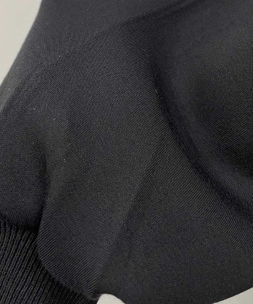 「PICCIN PERLA」 ジップアップパーカー M ブラック レディース_画像7
