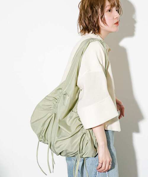 「KBF」 トートバッグ ONE レッド レディース_画像3