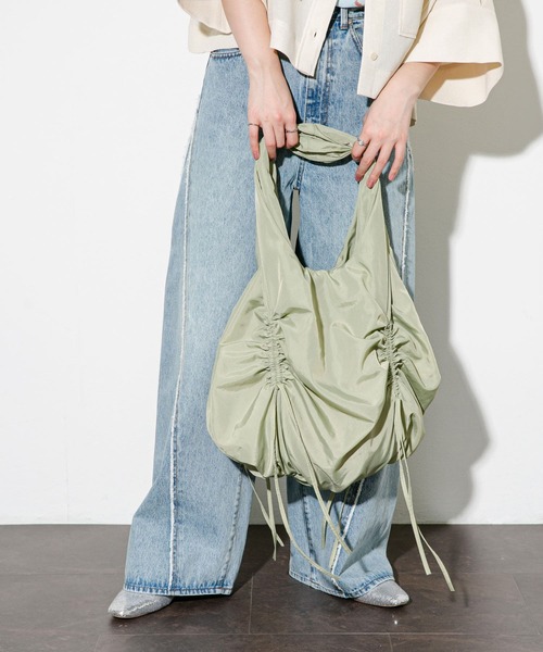 「KBF」 トートバッグ ONE レッド レディース_画像4