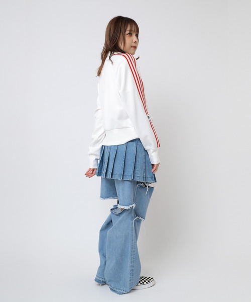 「RNA」 ジャージブルゾン MEDIUM ブルー レディース_画像7