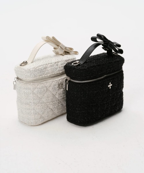 ANDWANG ショルダーバッグ バッグ Petit Ribbon Vanity Bag レディース 