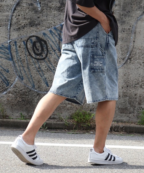 「THRASHER」 ハーフパンツ L ブルー メンズ_画像3
