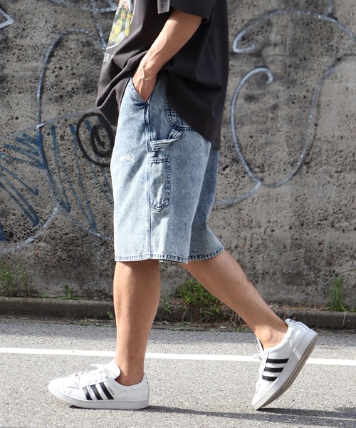 「THRASHER」 ハーフパンツ L ブルー メンズ_画像5