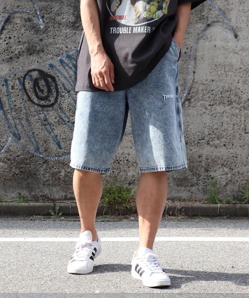 「THRASHER」 ハーフパンツ L ブルー メンズ_画像6