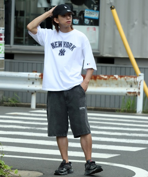 「THRASHER」 ハーフパンツ L ブルー メンズ_画像7
