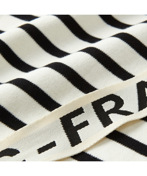 Francfranc（フランフラン） エプロン ロゴ フルエプロン ブラック