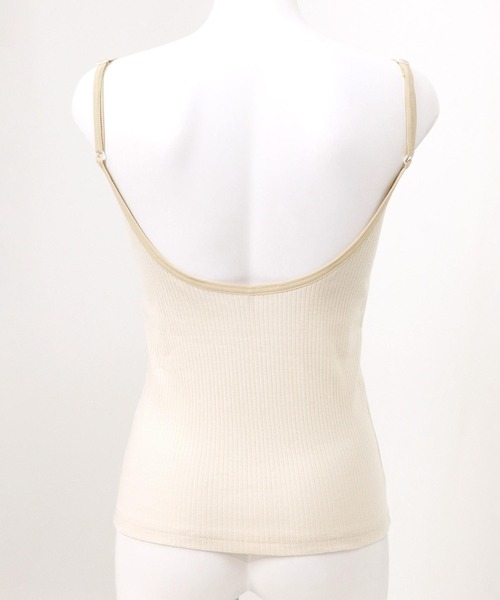 fran de lingerie キャミソール back open simple inner背中開き