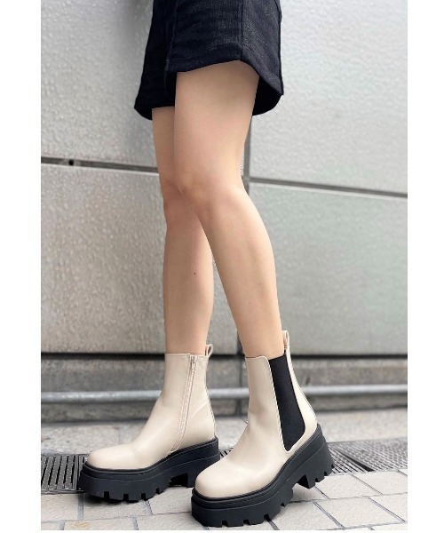 R＆E（アールアンドイー） ブーツ 「R＆E」トラックソールスクエア