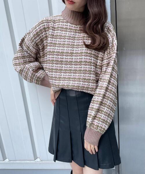 ニット ファンシーツイードニット レディース | INGNI