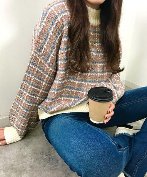 ニット ファンシーツイードニット レディース | INGNI | 06