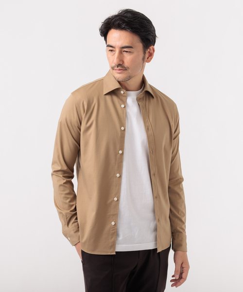 DESIGNWORKS（デザインワークス） シャツ ポンチストレッチ ジャージ 