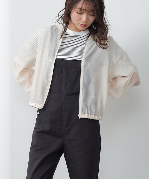 ジャケット ブルゾン シアーリブブルゾン|ZOZOTOWN |18