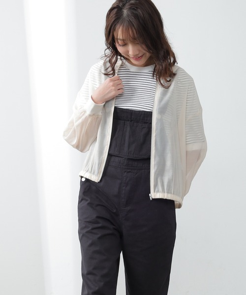 ジャケット ブルゾン シアーリブブルゾン|ZOZOTOWN |19